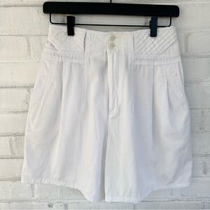 Vintage 80’s white cotton shorts